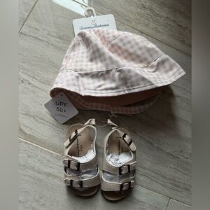 Tommy Bahama Kids Hat and Sandals Set